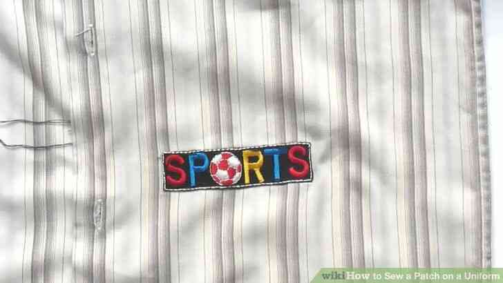 Image intitulée Coudre un Patch sur un Uniforme de l
